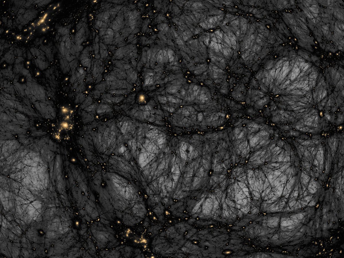 Cosmic web of dark matter filaments from the Dark Sky simulations