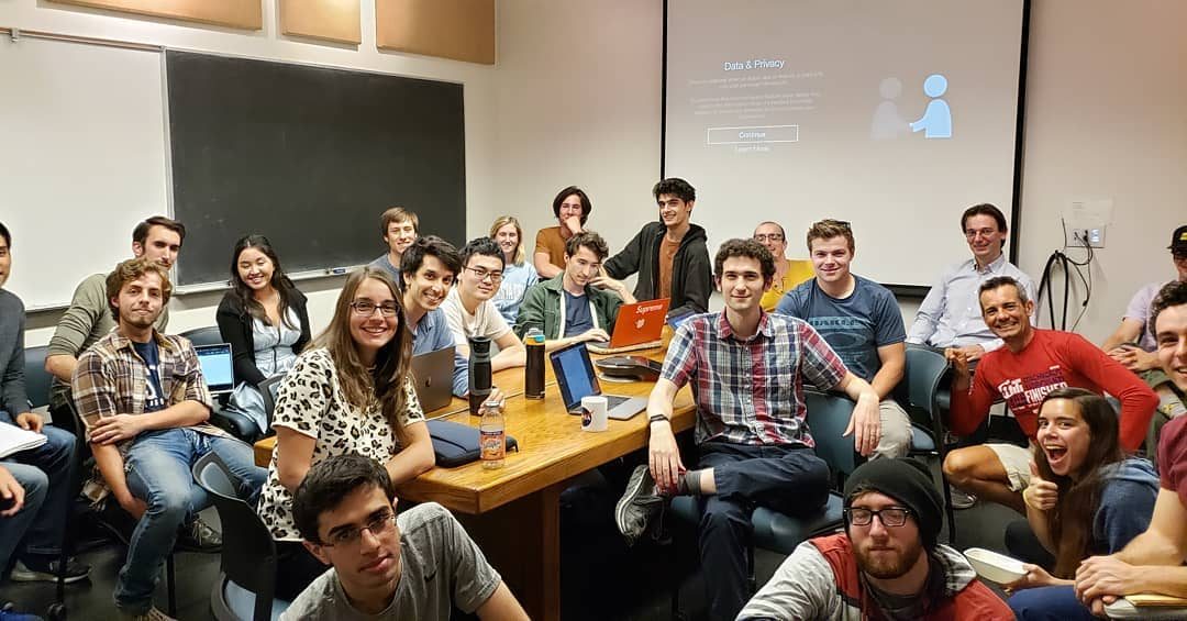 The UC Santa Cruz theory group gathered in a seminar room